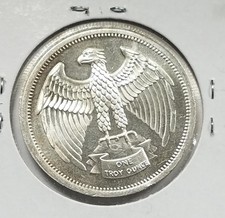 .999 Silver 1oz Round | Struck by A. Letcher | Vintage Silver Round Coin (#HG) 113.93 per troy oz