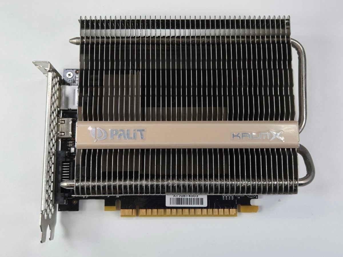 Palit GeForce GTX 1050 ti KalmX 4GB Passive Fanless Graphics Video