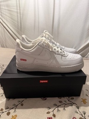nike air force 1 low supreme white Gr.45 / size 11 Neu