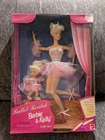 vintage Barbie Ballet Recital Barbie & Kelly Gift Set 1997