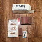 Vintage Bugler Cigarette Rolling Machine Brown & Williamson Red Metal Roller Box