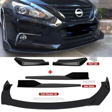 For Nissan Altima C Front Bumper Lip Chin Spoiler Body Kit Splitter Side Skirt