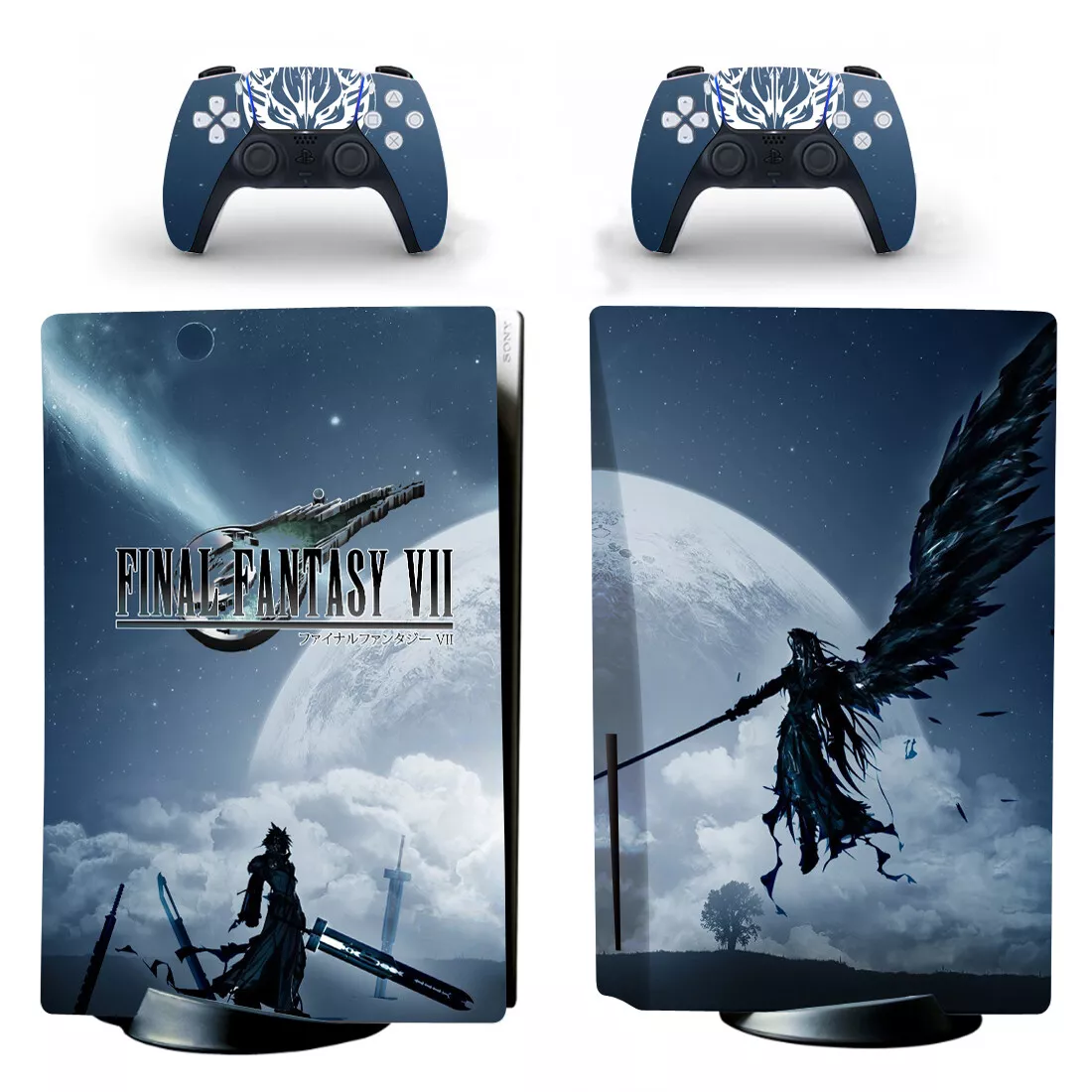 Final Fantasy 7 Remake PS4 Skin Sticker Decal for Sony PlayStation 4  Console and 2 controller