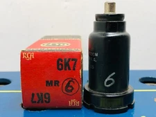 RCA 6K7 Tested Strong Life Test Excellent Tube