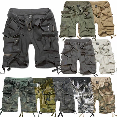 Brandit Savage Vintage Shorts S-7XL Herren Cargo Bermuda Army Short mit Gürtel