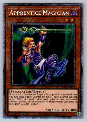 Apprentice Magician Yugioh RA03-EN124 Platinum Secret Rare PSR NM
