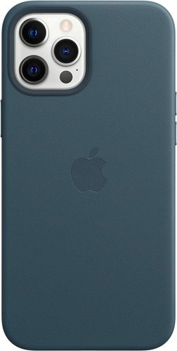 Genuine / Official Apple iPhone 12 Pro Max Leather MagSafe Case - Baltic Blue - 第 10/10 張圖片