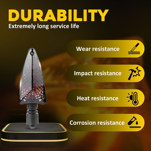 4X Front/Rear LED Turn Signal Light Amber For BMW HP4 S1000R G450X F700GS R1250R - Picture 4 of 13