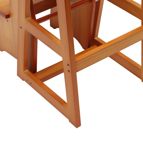 3-Step Folding Library Ladder Chair, Portable Multifunctional Step Stool - Picture 6 of 13