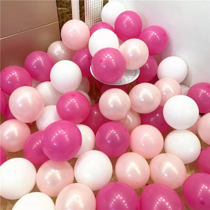 Pink balloons