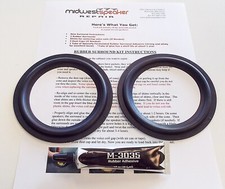 5" Rubber Surround Woofer Kit - Speaker Repair - Free US Shipping - R5-2