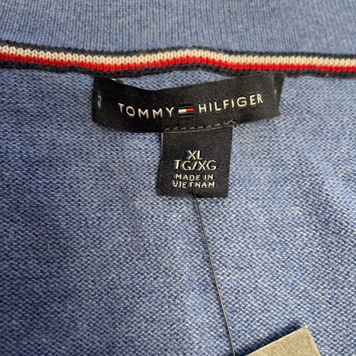 Tommy Hilfiger Cardigan Sweater Womens XL Button Up Blue Long Sleeve - Picture 5 of 16