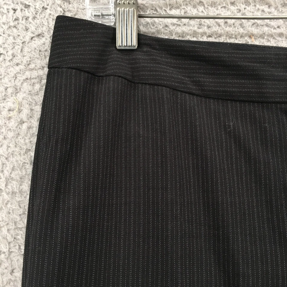 Tahari Trouser Dress Pants Womens 6 (actual 32x31) Black Striped Mid Rise Casual - Image 4 of 4