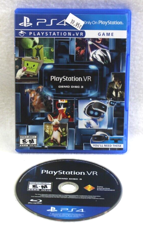 PlayStation VR Demo Disc Sony PlayStation (PS4) Game Complete