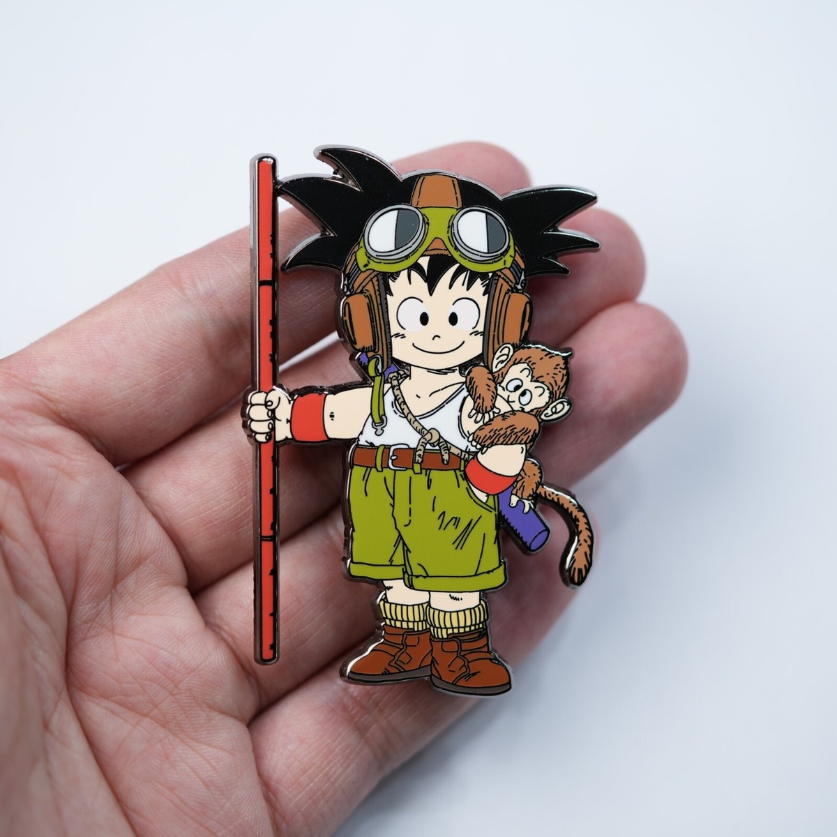 ピンズ・ピンバッジ・缶バッジ Dragonballsuper goku gokou buttton rare Ichiban Kuji Dragon Ball Snap Collection 2 - B Prize Son Goku