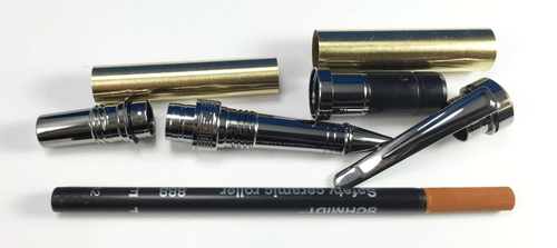 Citizen Roller Ball / Fountain Pen Turning Kit - Rhodium, Black or Gold Titanium - Picture 5 of 9