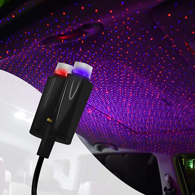 Autodach USB Innen Atmosphäre Sternenhimmel LED Lampe Projektor Stern Nachtlicht