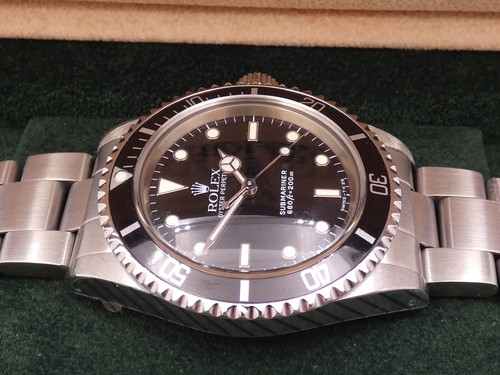 ROLEX SUBMARINER 5513 WITH SERVICE FULLY STICKERED ANNO 1988 AUTOMATIC TOP WATCH - Imagen 8 de 17