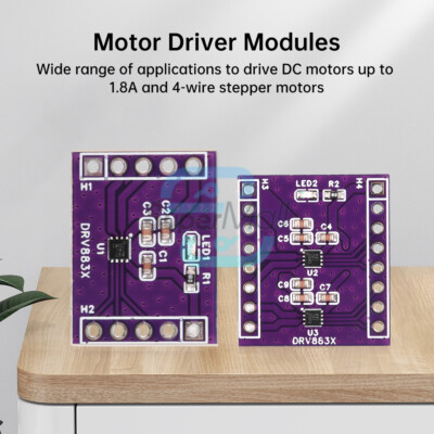 DRV8837 1/2 Way DC H-Bridge Motor Driver Module 1.8A Stepper Motor Driver Board