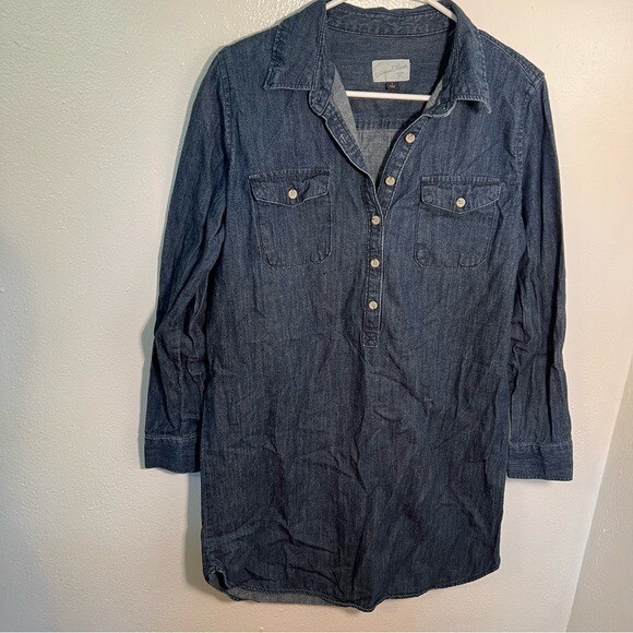 Universal Thread Women’s Size Small Denim Shirt D… - image 2
