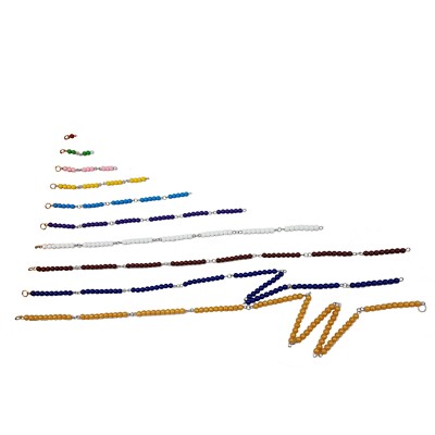 Short Bead Chains (C Beads) - IFIT MONTESSORI MATH MATERIALS