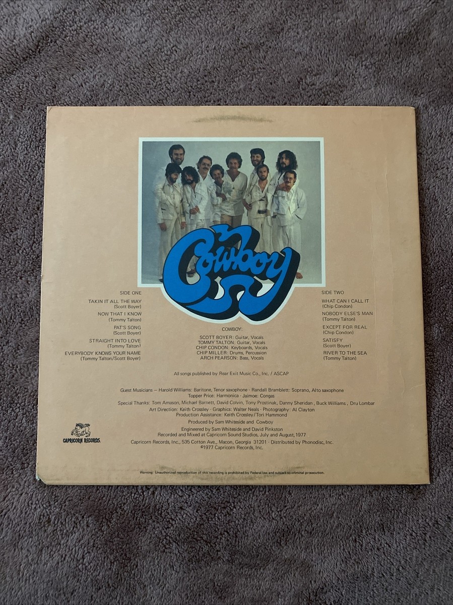 Cowboy - Cowboy (LP, 1977 CPN 0194) Southern Rock/Country | eBay