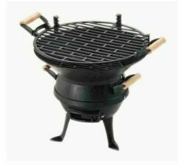 vintage cast iron charcoal grill