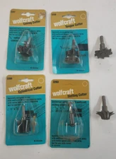 Wolfcraft Cutter bits - assorted six bits, four new, two used