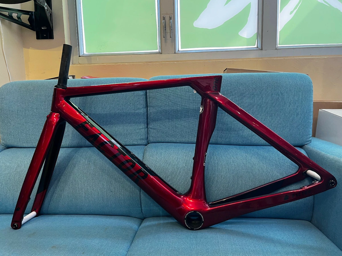 Factor One S V2 52cm Road Disc Brake Frameset Crimson Red