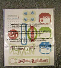 CREATIVE MEMORIES Be Merry Christmas Holiday Layered Stickers BRAND NEW