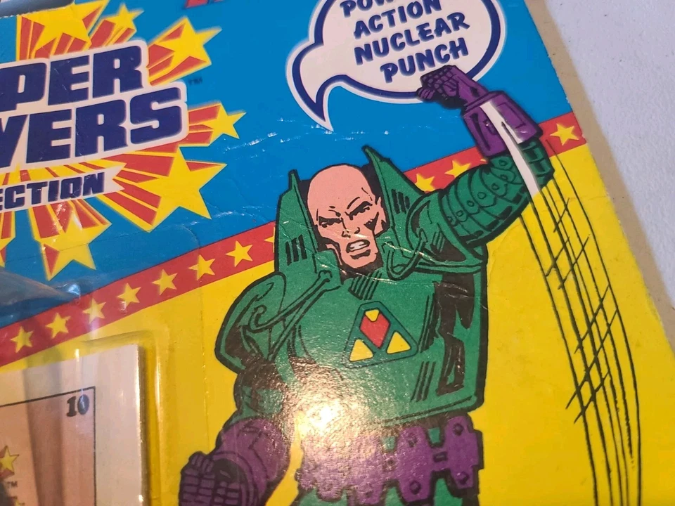 Figura de acción Kenner DC Super Powers Lex Luthor 1984 nueva 99670 sin usar, en caja (B) pliegue Foto 4 de 4