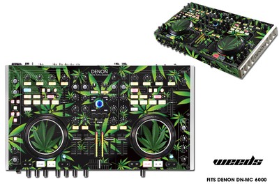 Skin Aufkleber Wrap Denon Dn Mc 6000 Dj Controller Interface pro Audio Unkraut