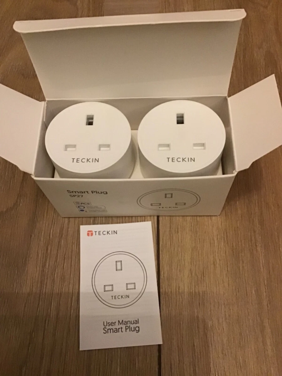 TECKIN Wi Fi Socket Plugs SP27 runs with Alexa Google 2 Pack