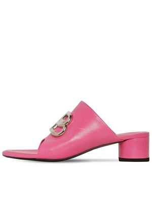 hot pink balenciaga slides