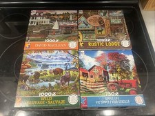 Ceaco Puzzles, /750/1000 piece, lot of 4,Estate Sale Hundreds Available