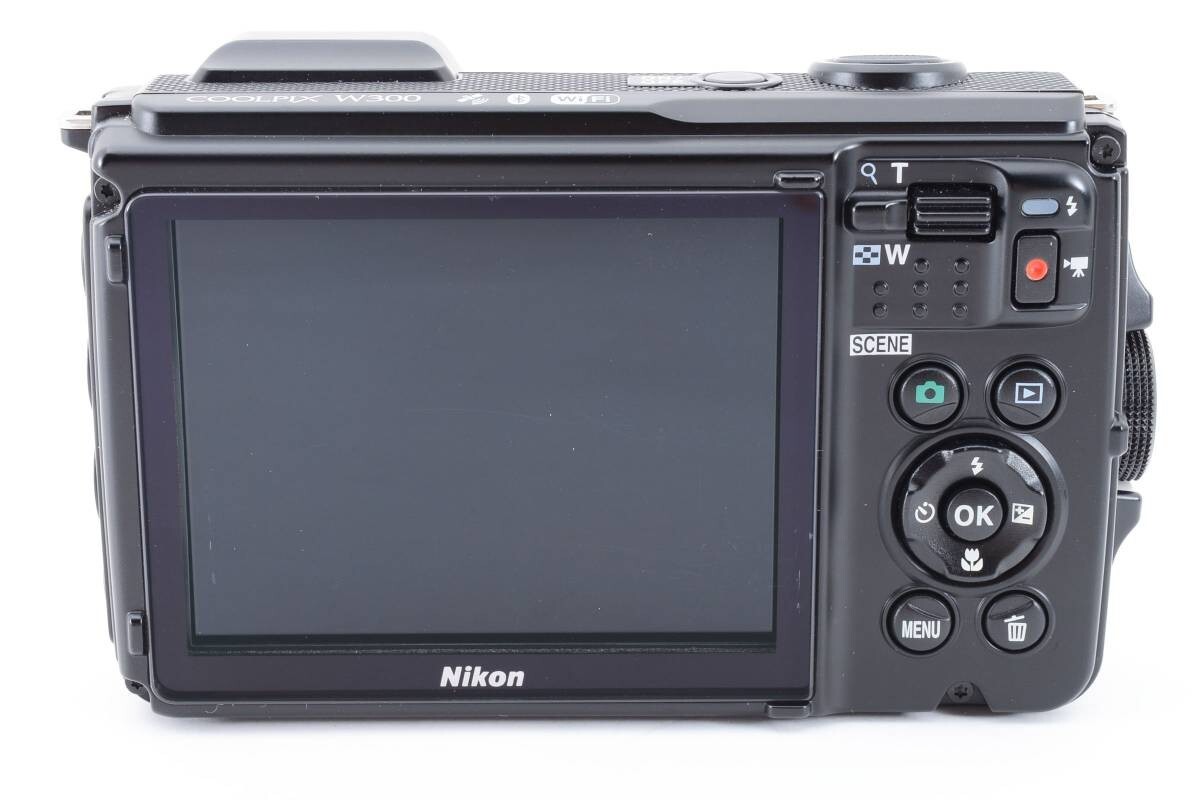 Nikon COOLPIX W300 BK Black Waterproof Digital Camera W300
