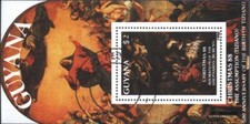 guyana Bloc 30 oblitéré 1988 500. Anniversaire de titien