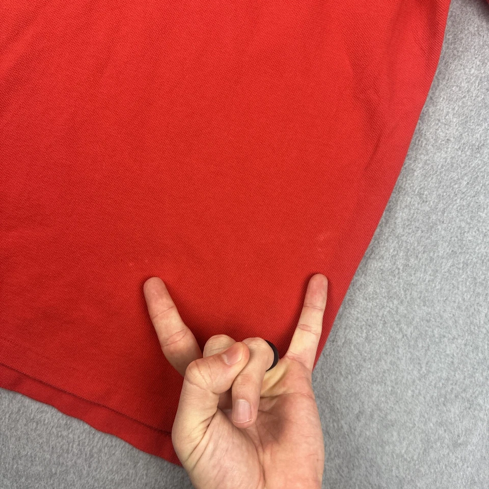 Ralph Lauren Shirt Youth Boys XL Red Big Pony Classic Slim Fit Patch Preppy #3 - Изображение 3 из 4