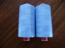 2 Light Blue #271 Mettler Metrosene All Purpose Poly Thread 1094 yds NEW