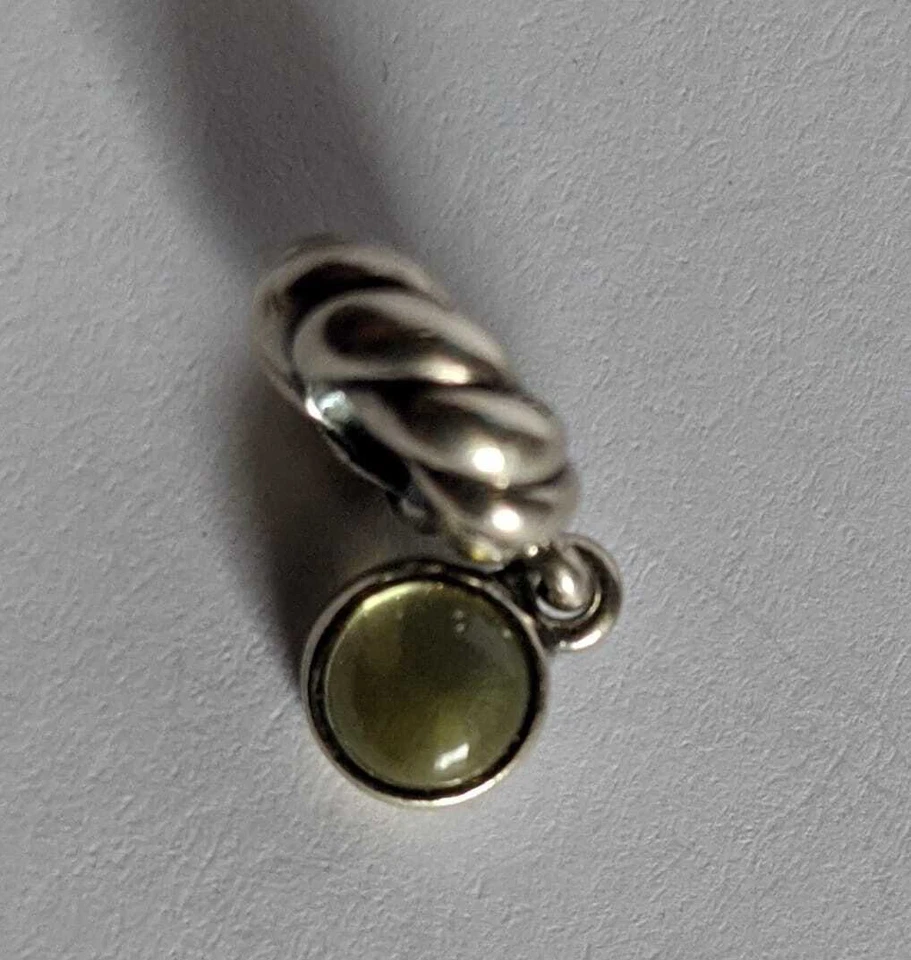 Pandora 790435LQ Peridot Dangle - Retired 925 - Bild 3 von 3