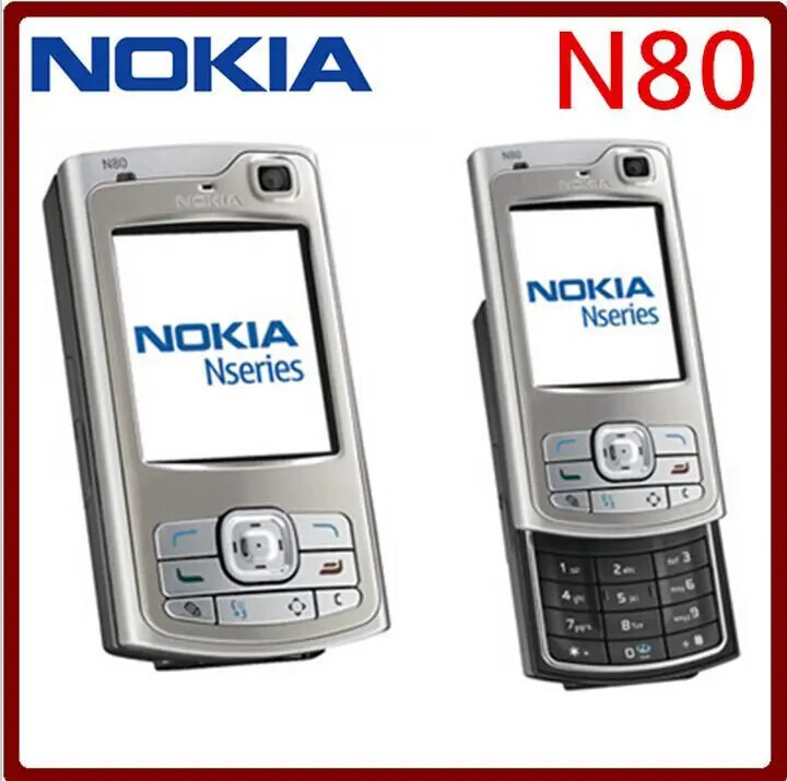N80 Original Unlocked Nokia N80 820mAh GPS Bluetooth WIFI