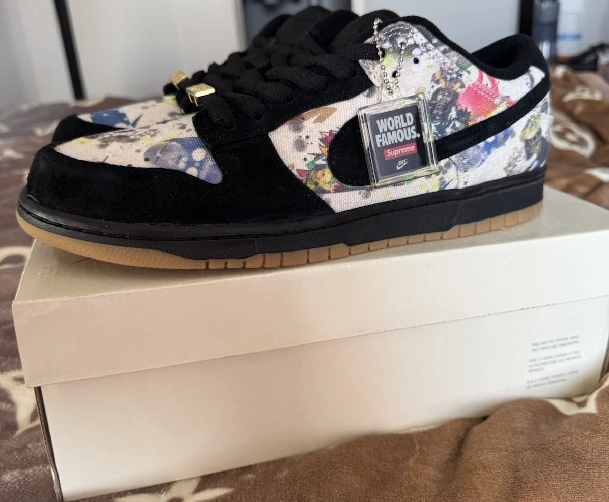 Taille 11   Nike SB Dunk Low x Supreme Rammellzee