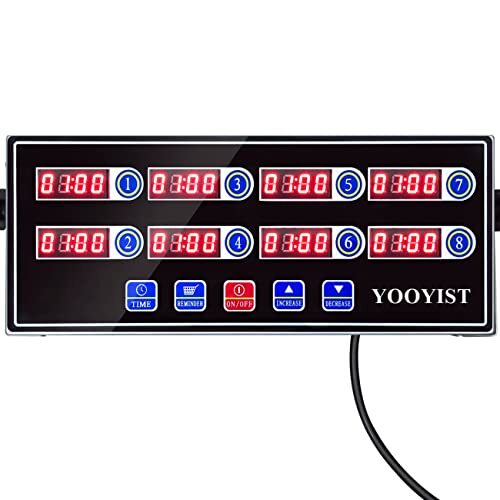 Timer Ristorante YOOYIST 8 Canali Digitale - La Qualità di Una Volta