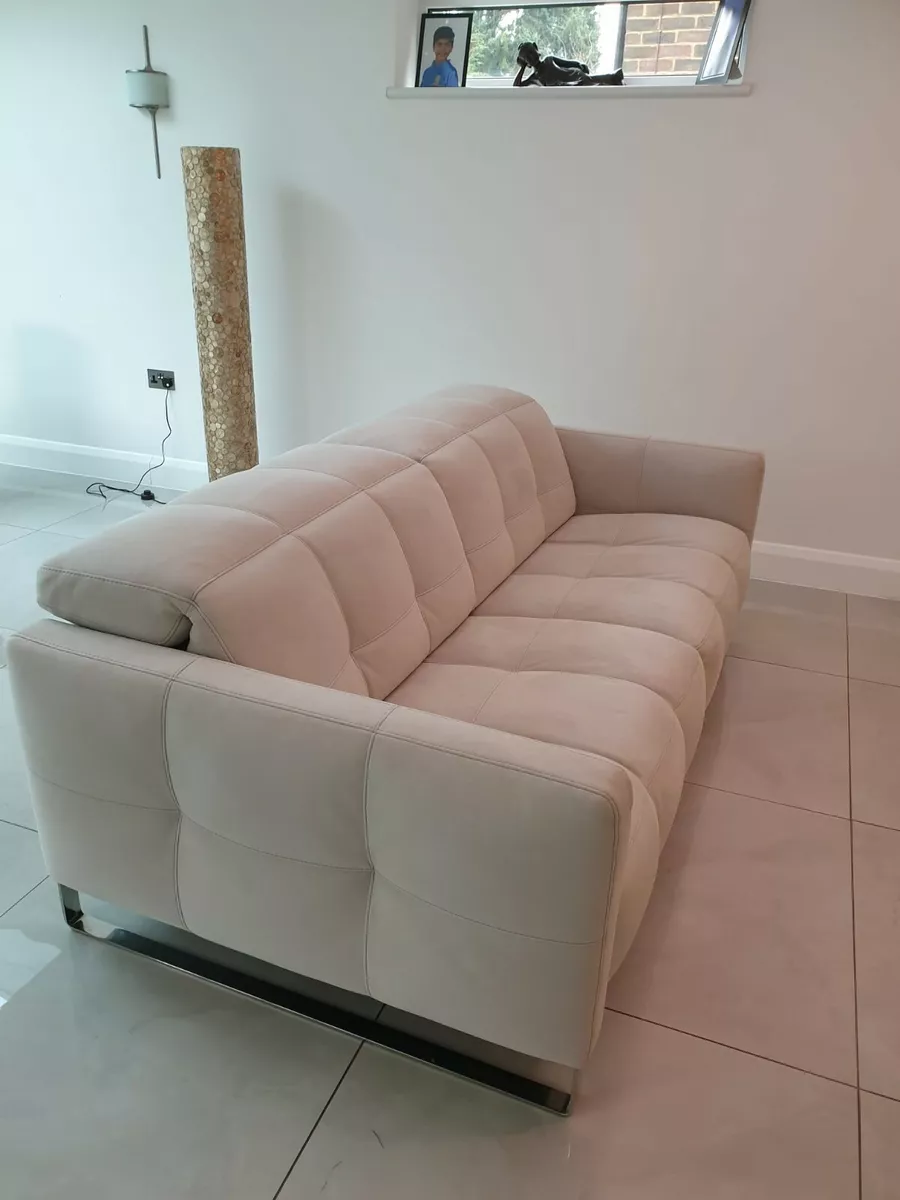 Used natuzzi leather 2024 sofa for sale