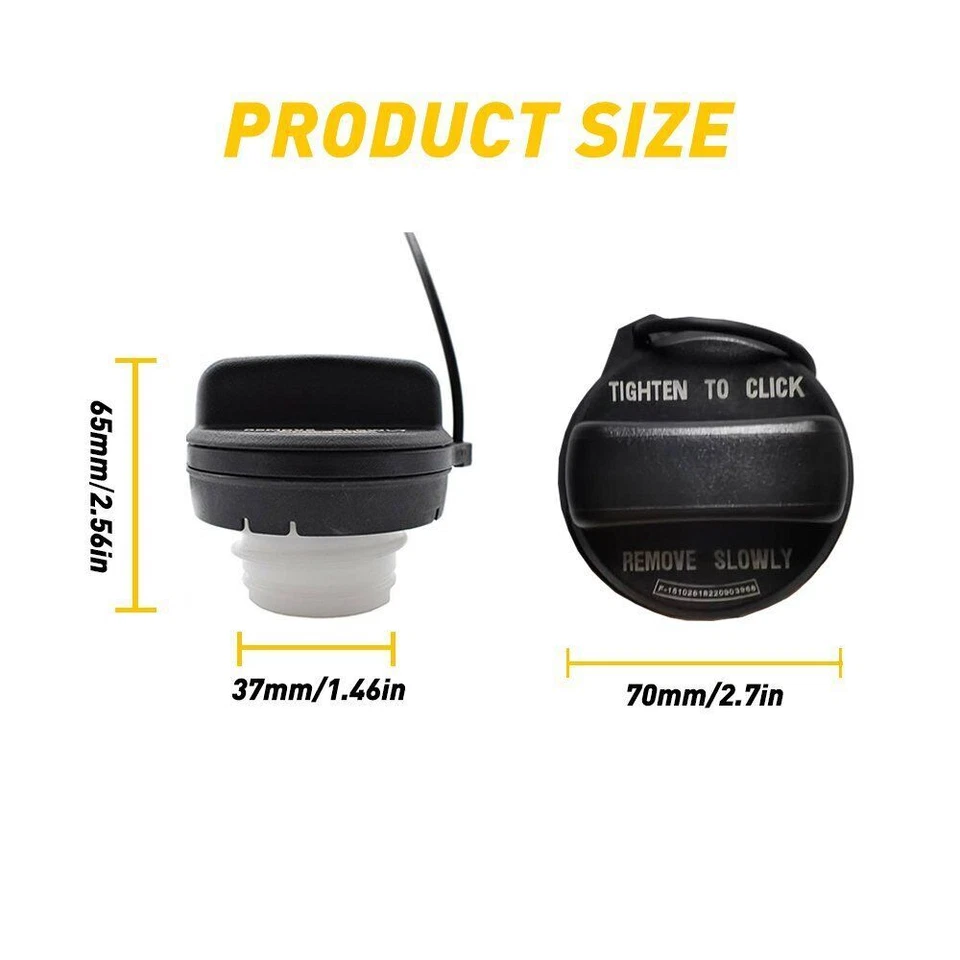 Крышка топливного бака совместима с 2010-11 Honda Accord Crosstour 17670T3WA01 - Изображение 3 из 4