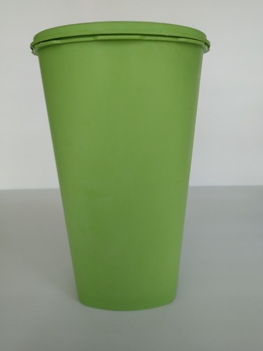 Tupperware Vintage Lime Green Tall Kitchen Canister - Picture 3 of 11