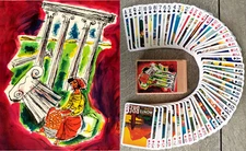 Playing Cards (Poker Deck 54 Cards) Vintage European Travel Posters Retro Ad 094