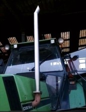Auspuff  Ohne Schalldämpfer für Deutz DX85/90/110/120/DX6.10/6.30 Edelstahl V2A