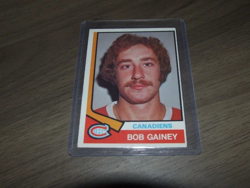1974-75 O-Pee-Chee #388 Bob Ganey