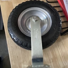 Strongway Rigid Flat-Free Solid Polyurethane Caster, 450-Lb. Capacity,